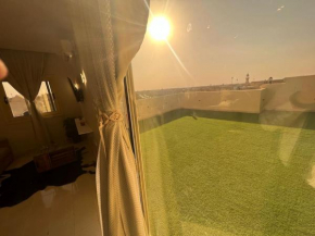 roof top studio with greenery terrace